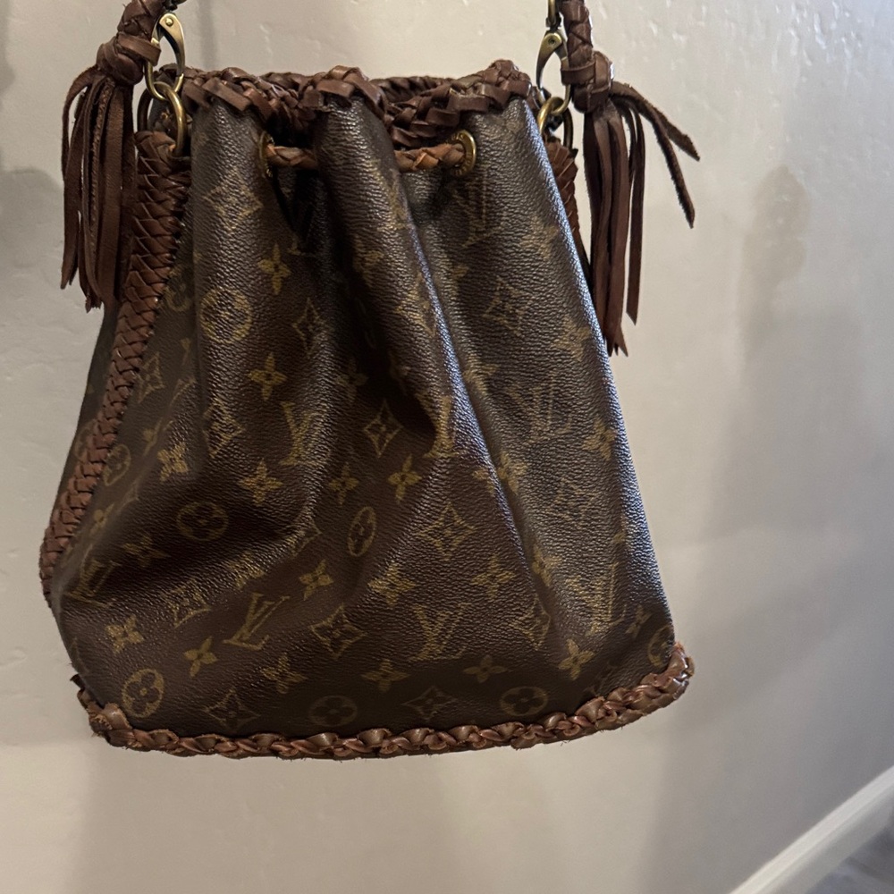 Brown Monogram Drawstring Bucket Bag - Picture 2 of 12